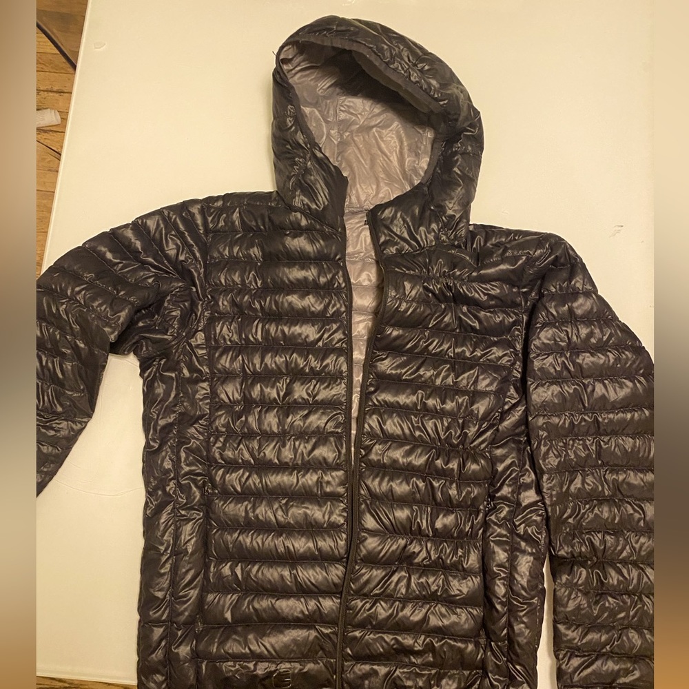 Men’s black, zip up, jacket